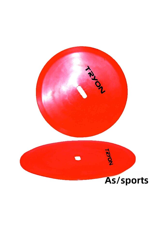 طبق تدريب مطاطي مسطح 10 قطع - 3