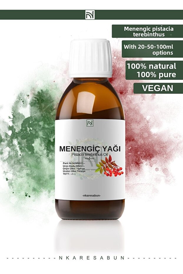 Bıttım Oil (Menengiç Oil) 100% Pure Natural Cold Pressed Oil 20 ml