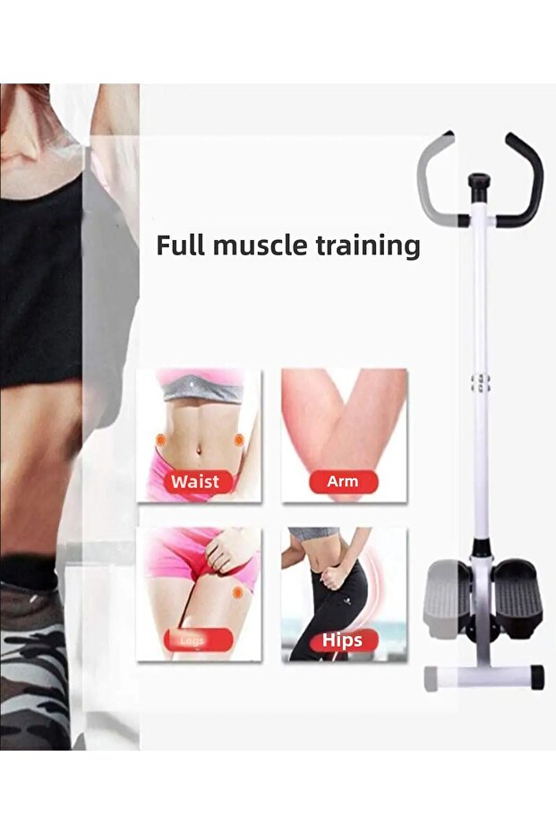 Stepper Exerciser - Vertical Elliptical Model with Step Band and Weather Resistance Band - 3