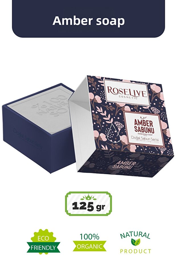 Amber Soap - 125 silver - 1