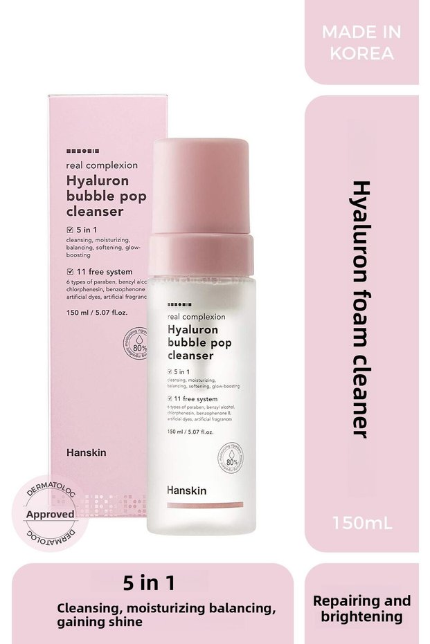 Hyaluron Bubble Pop Cleanser- Hyaluronic Acid Based Face Washing Foam [150 ml ]