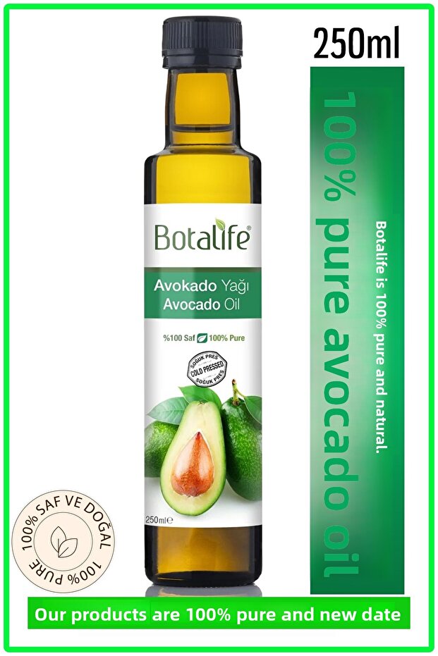 Pure Avocado Oil 250ml - 100% Pure and Natural