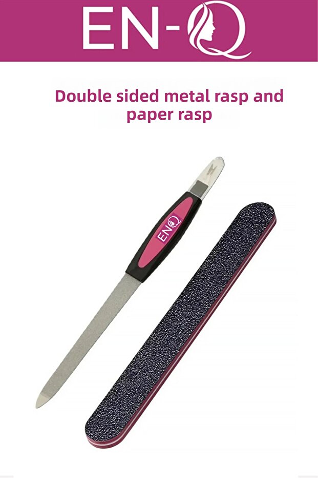 Hand and Foot Nail File Stainless Steel Double Sided and Paper File