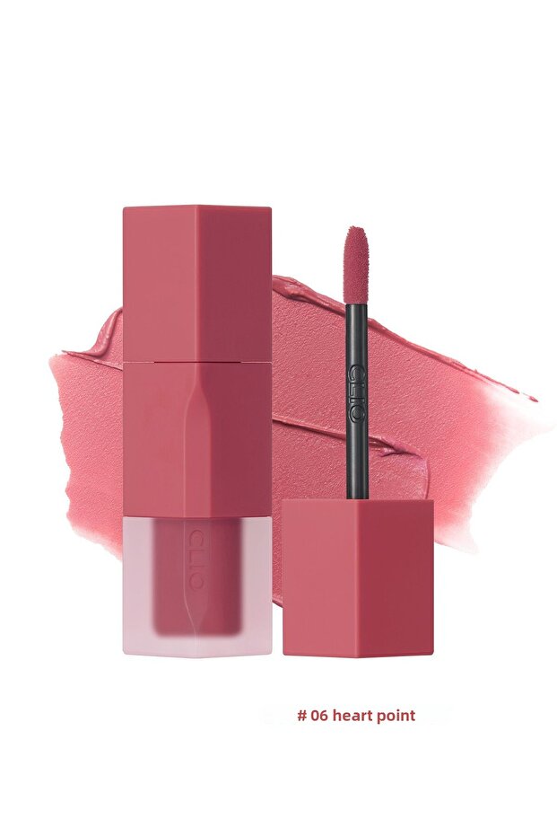 CLIO Chiffon Blur Tint - مظهر طبيعي، ناعم ومخملي (06 نقطة قلب)