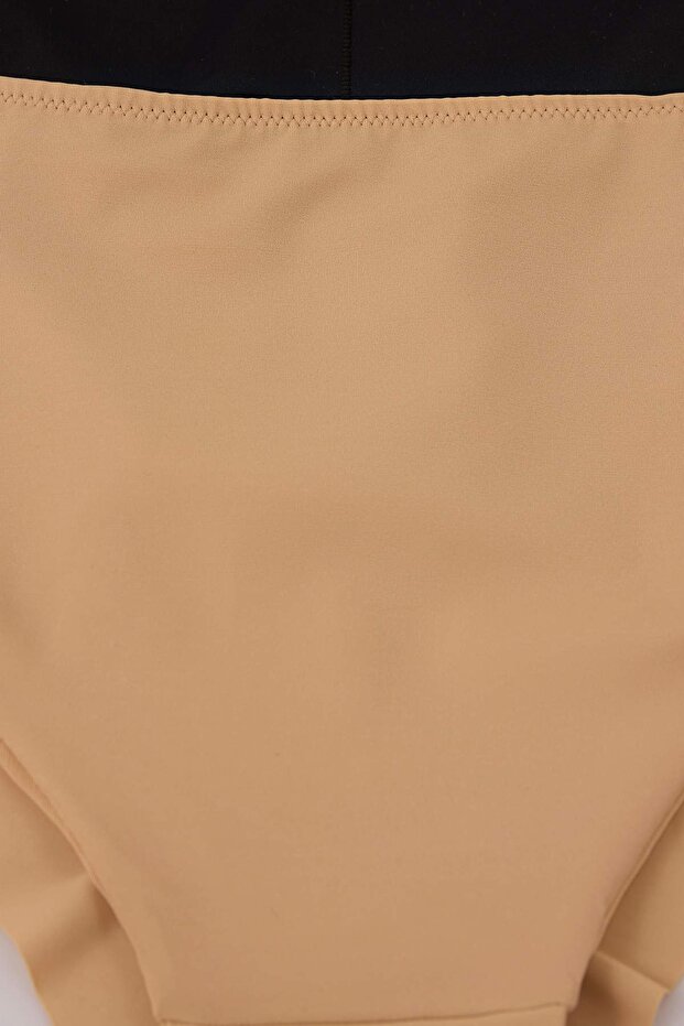 Siyah-Ten Düşük Toparlayıcı Etkili 2'li Paket Hipster Büyük Beden Külot TBBAW26CM00007 - 8
