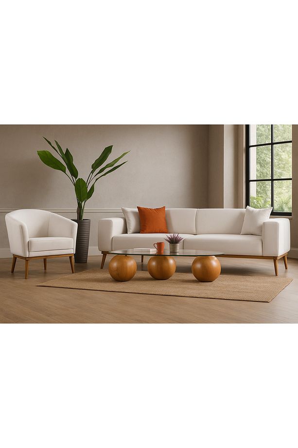 SandyHome Quenn 3 3 1 Koltuk Takımı - 1