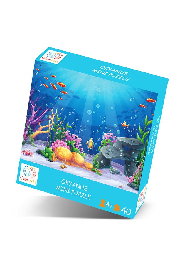 Okyanus Mini Puzzle 40 Parça 3-7 Yaş Çocuk Puzzle Yapboz - 7