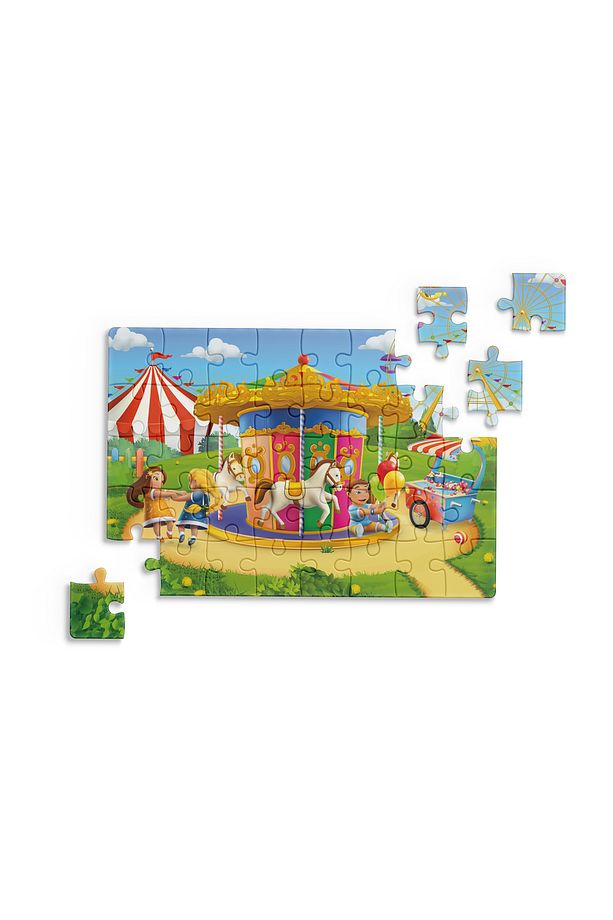 Lunapark Mini Puzzle 40 Parça 3-7 Yaş Çocuk Puzzle Yapboz - 4