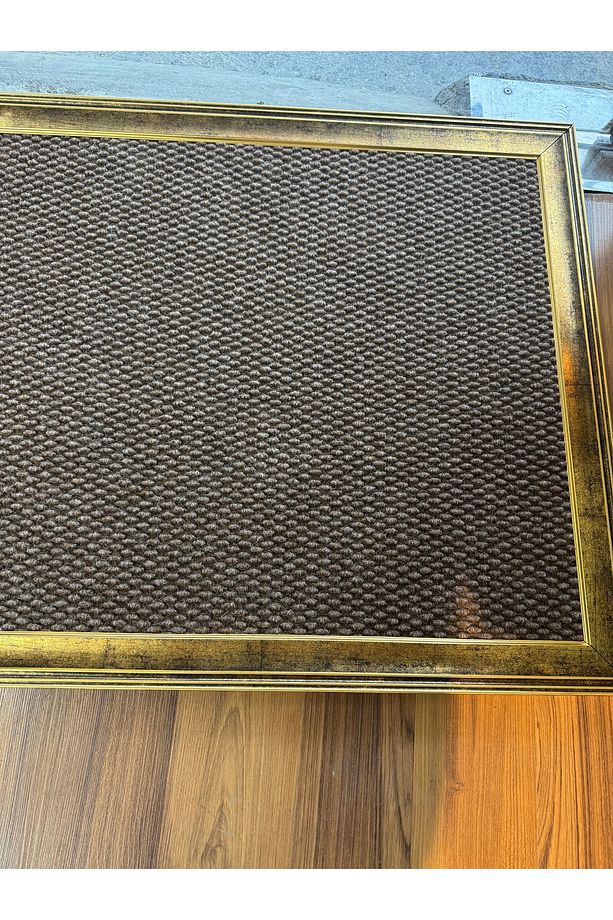 Avnagard Gold Kırılmaz Çerçeveli Kalın Halıdan Yapılmış Kapı Önü Paspas - 2