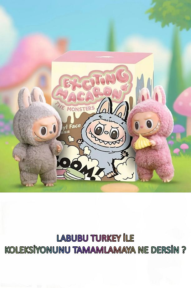 Labubu Macaron, Exciting Macaron The Monsters,-labubu Oyuncak- Original Qr - 3