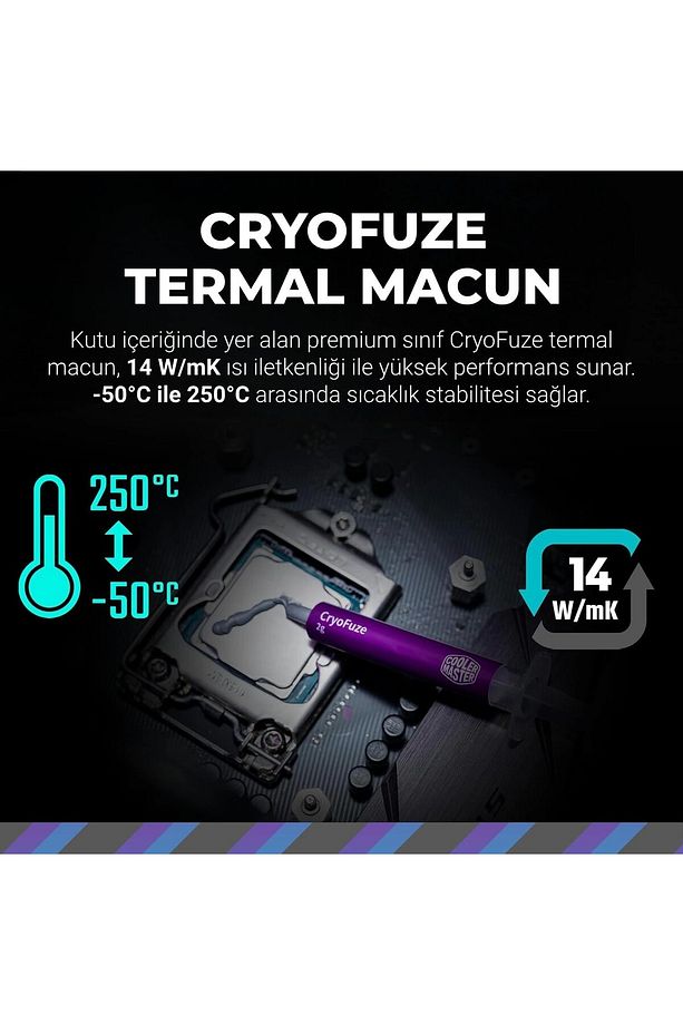 Masterlıquıd 360L Core Argb Beyaz Argb 360MM Işlemci Sıvı Soğutucu - 3