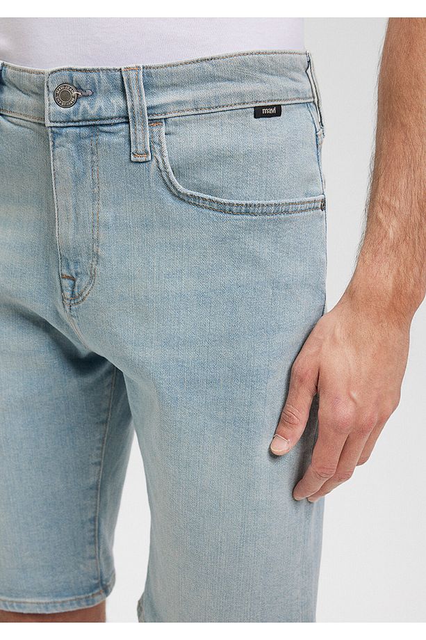 Brian Steet Puslu Açık Mavi Jean Şort 0418487144 - 6