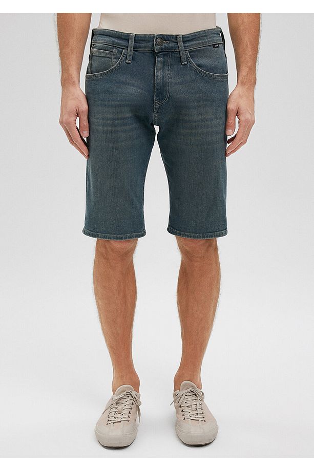 Tim Mavi Black Puslu Mavi Jean Şort 0428487151 - 3