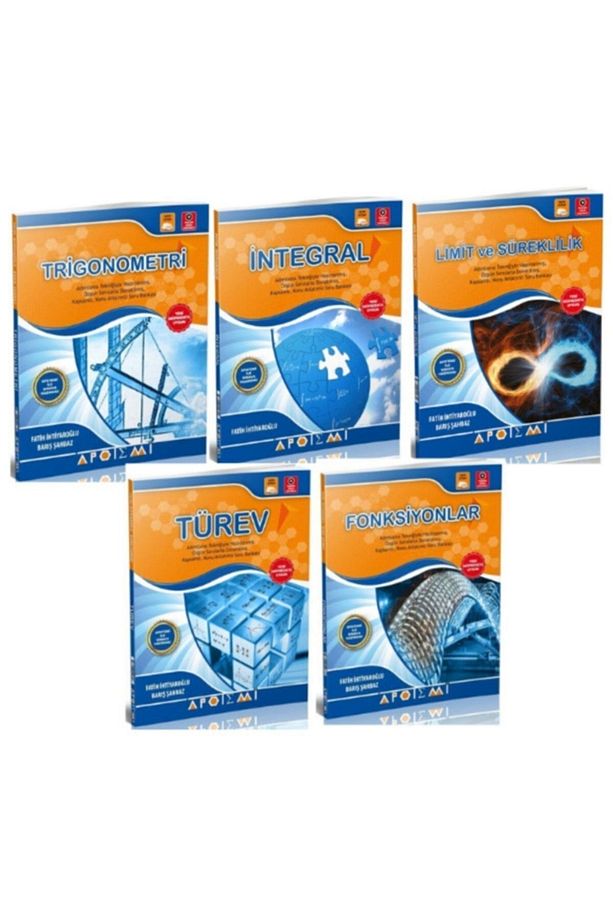 Türev Integral Limit Süreklilik Trigonometri Fonksiyonlar Süper 5 'li Set 2024-2025 - 1