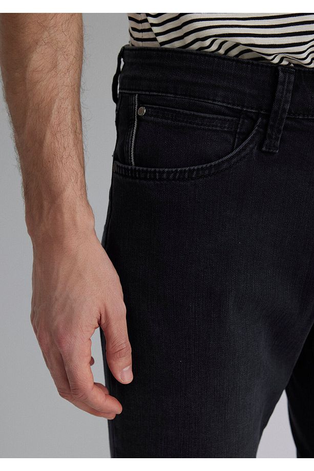 Nicholas Black Antrasit Jean Şort 0416081307 - 6