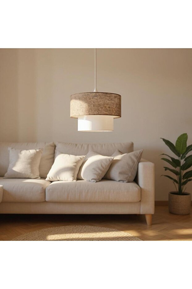 pasta kumaşlı avize - 2