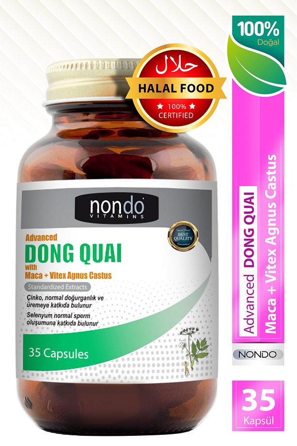 Dong Quai 35 Kapsül ( Maca Panax Ginseng Vitex L-arginin Selenyum Ginko Biloba ) - 3