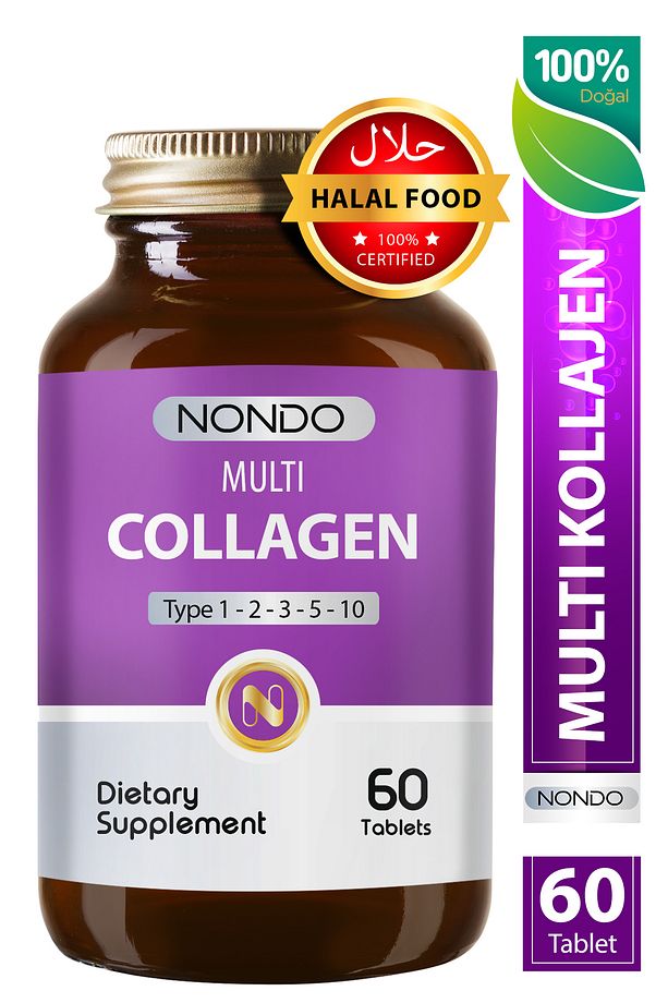 Multi Kolajen 60 Tablet ( 5 Çeşit Kolajen 1-2-3-5-10 Hyalüronik Asit Biotin Selenyum Çinko ) - 3