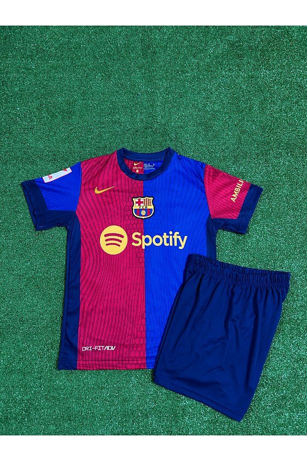 F.c B.a.r.c.e.l.o.n.a 2024/25 Sezon Lamine Yamal Iç Saha Çocuk Forması 4'lü - 3