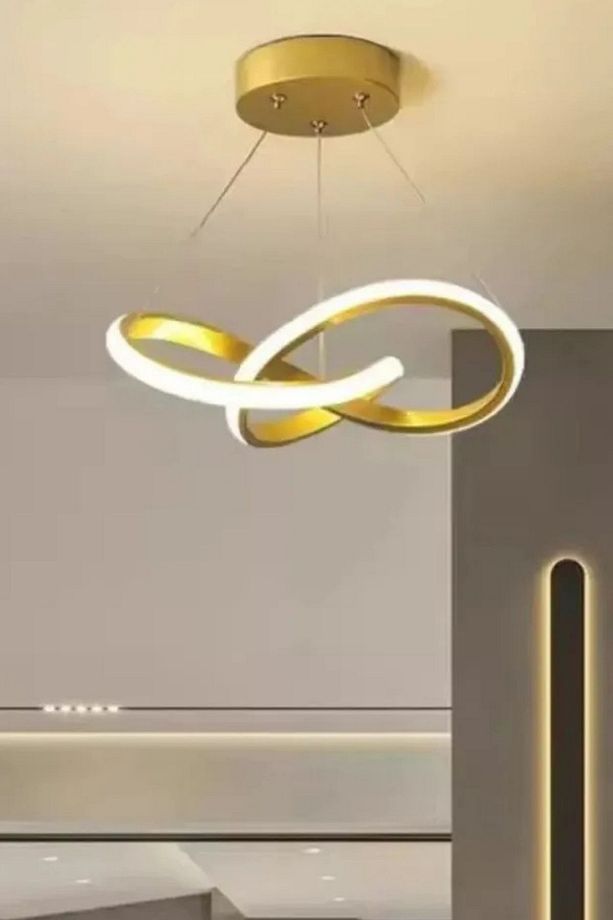 Aura Ultra Power Beyaz Ledli Avize Sarkıt Tekli Avize - 1