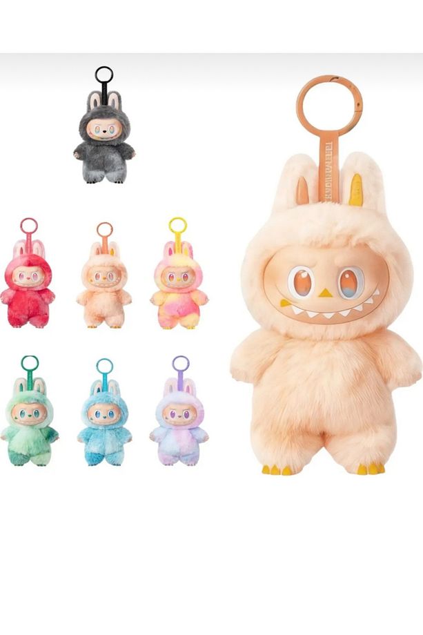 Orjinal Labubu Oyuncak Labubu Peluş Bebek Peluş Oyuncak Labubu Anahtarlık Model Bebek Labubu - 3