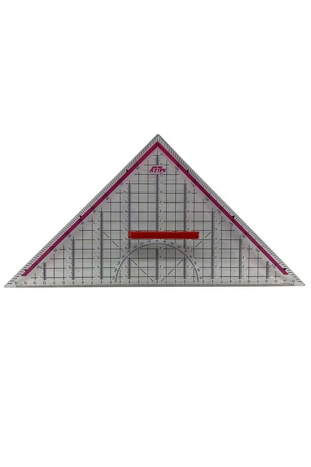 Geoderik Üçgen Cetvel 32 Cm Gemici Cetveli Tekstil Cetveli Modelist Cetveli - 1