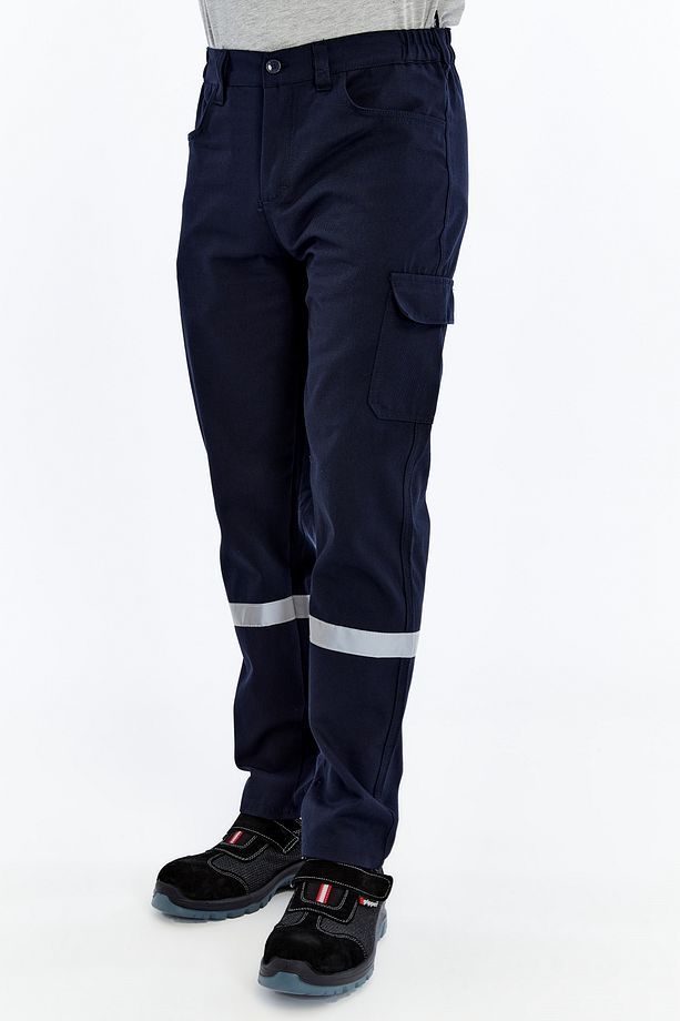 İş Pantolonu Yazlık Basic Model 2 Lacivert 5 Cepli - 6