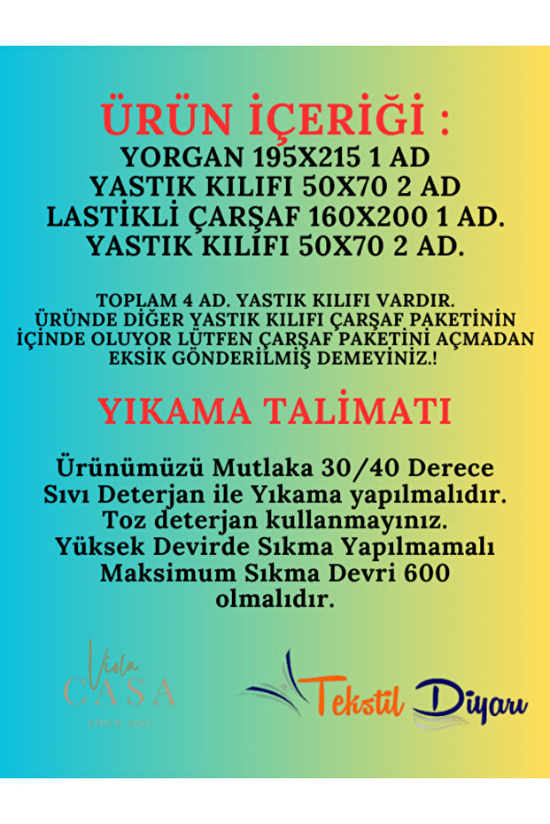 Çift Kişilik Welsoft Pufidik Uyku Seti (LASTİKLİ ÇARŞAFLI) Krem Kare - 4