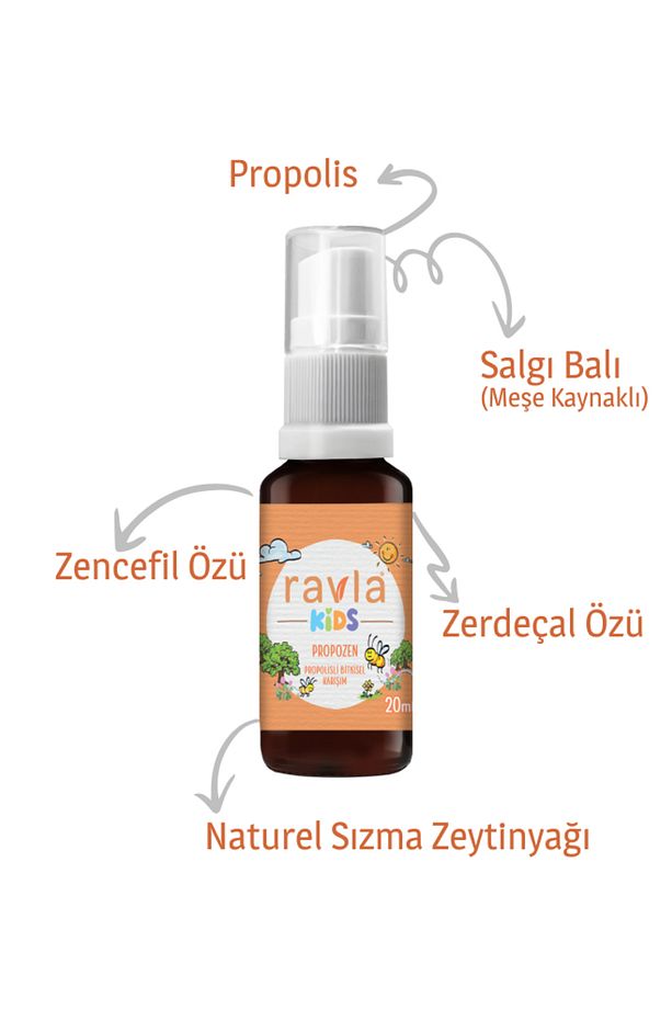 Kids Propozen Propolisli Bitkisel Karışım - 20ml - 3