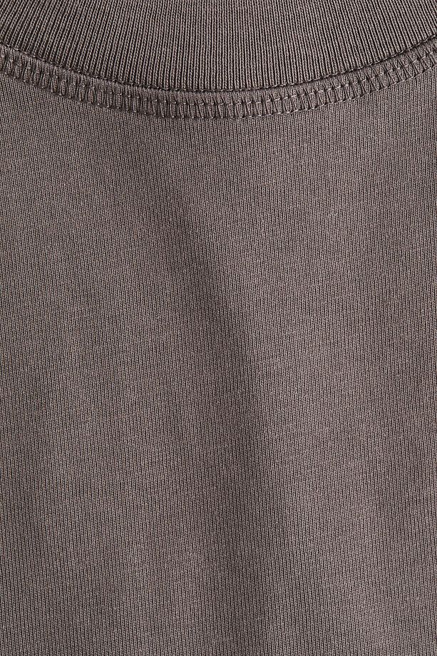 Pamuklu Oversize Tişört - 4