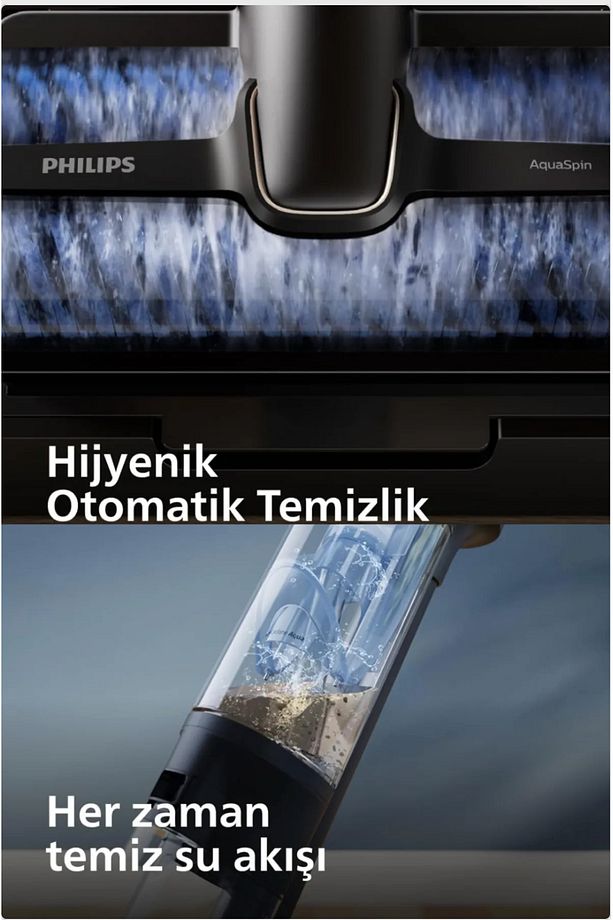 Aquatrio Plus 3 In1 Silme,süpürme,emme Fonksiyonlu Lcd Ekran Dikey Şarjlı Süpürge 9000 Serisi - 3