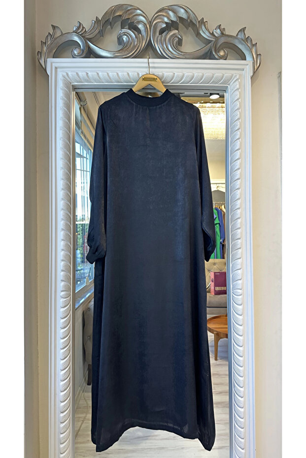 7005 Siyah Elbise - 2