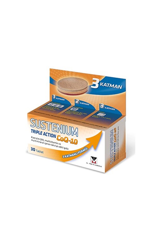 سستينيوم ثلاثي المفعول - كو كيو 10 30 قرص - 1