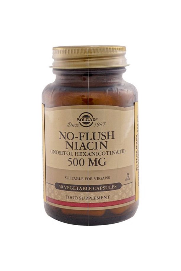 No Flush Niacin 500 Mg 50 Kapsül - 1