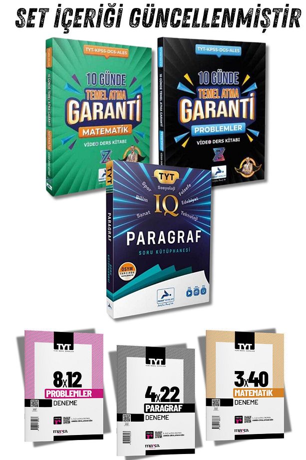Paraf Z Takımı Matematik Problemler 10 Günde Temel Atma Ve Paragraf Soru Video Ders Notları Deneme - 2