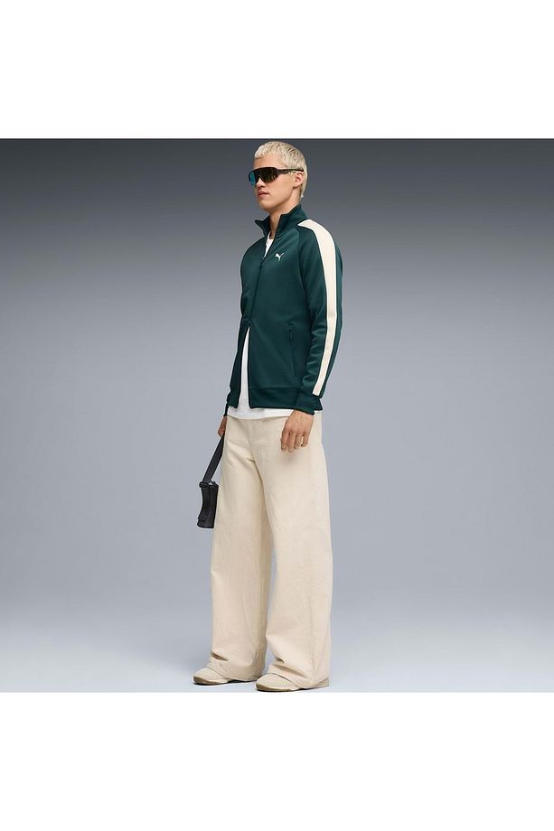 T7 Always On Track Jacket 629587-75 Erkek Eşofman Üstü Yeşil - 5