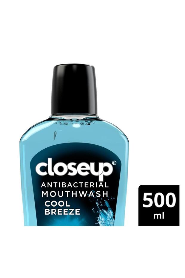 Cool Breeze Anti-bacterial Mouth Wash 500 ml 12-hour Fresh Breath & 99% Germ Protection