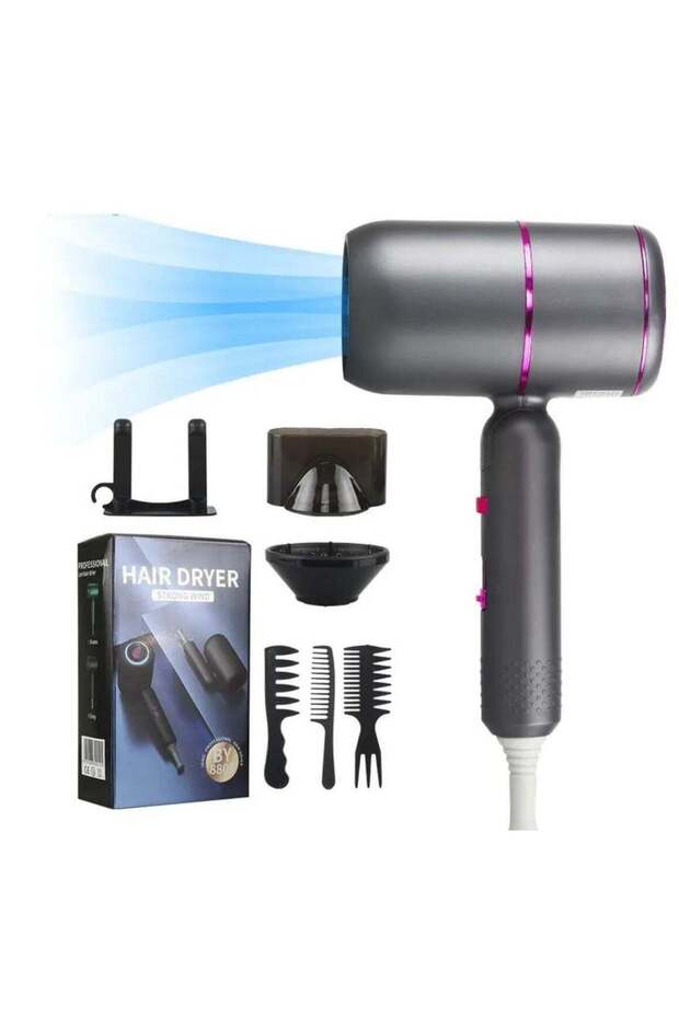 Prime Professional Hair Dryer Ac Motor 2000w Ionic Conditioning Fast Hairdryer Blow Dryer With Diffu