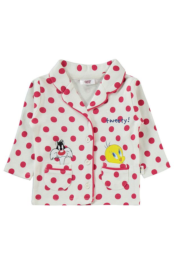 Kız Bebek Pijama Takımı 6-18 Ay Ekru - 2