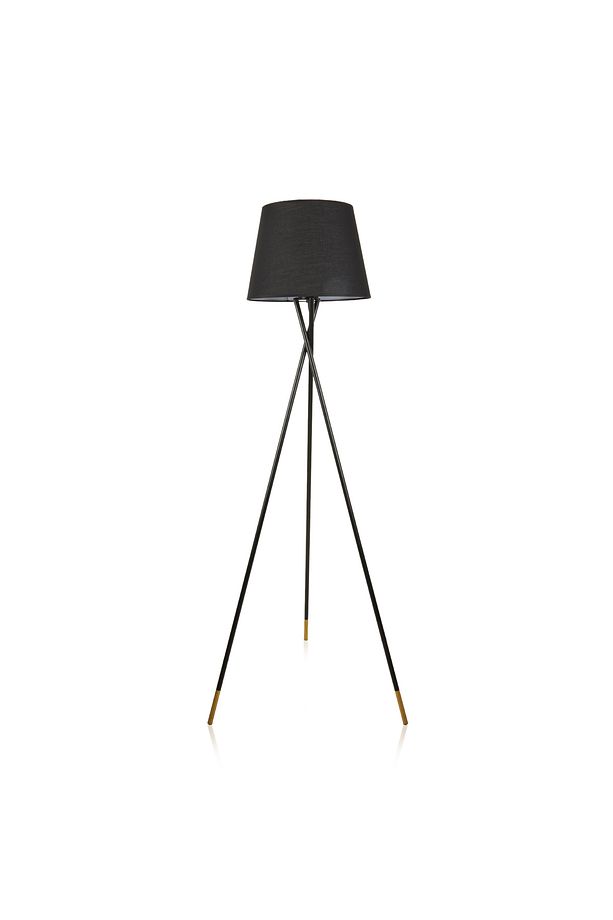 Lighting Beleg Lambader - Siyah / Altın - 148 cm - 1