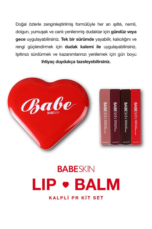 Lip Balm Set PR Kutu Hediyeli I Vanilla I Çilek I Kiraz I Espresso I Nemlendirici I Dudak Parlatıcı - 4