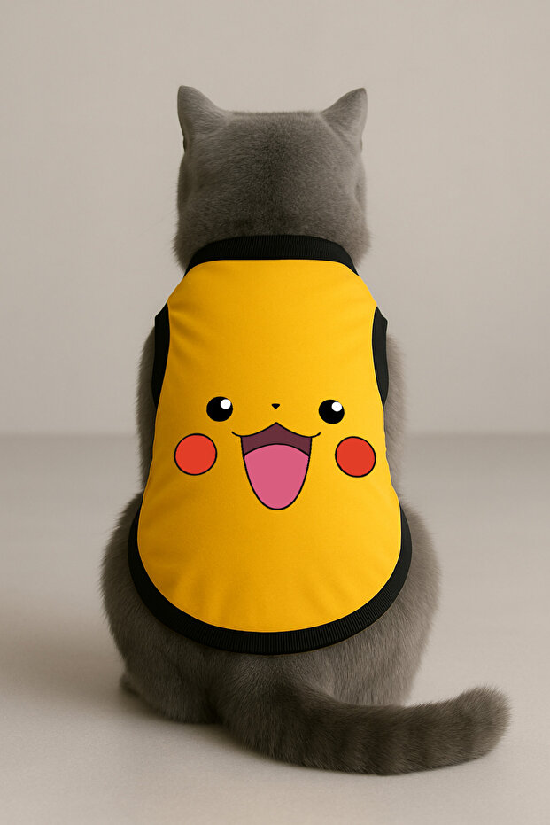 Polar Dog And Cat Outfit Size M Mustard Pikachu