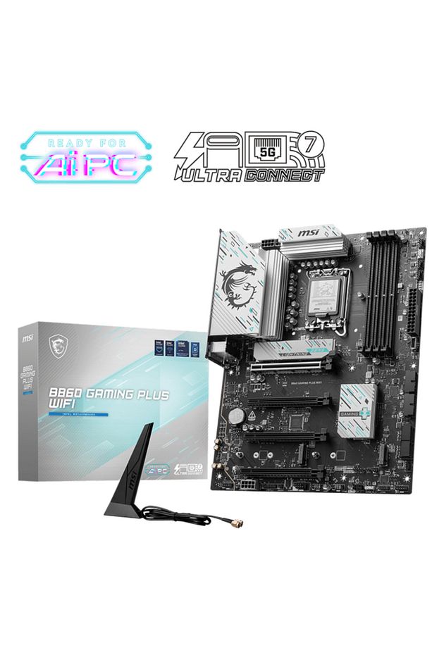 B860 Gamıng Plus Wıfı Intel B860 Soket 1851 Ddr5 8800 (OC)mhz Atx Gaming (OYUNCU) Anakart - 1