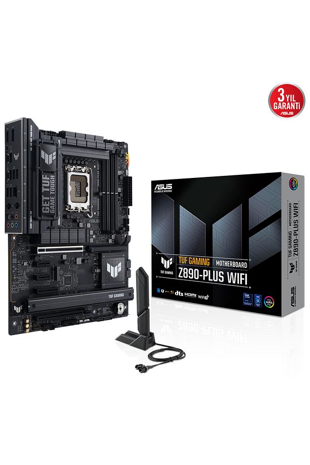 Tuf Gamıng Z890-plus Wıfı Intel Lga1851 Z890 Ddr5 9066 Mhz(OC) Atx Gaming (OYUNCU) Anakart - 1