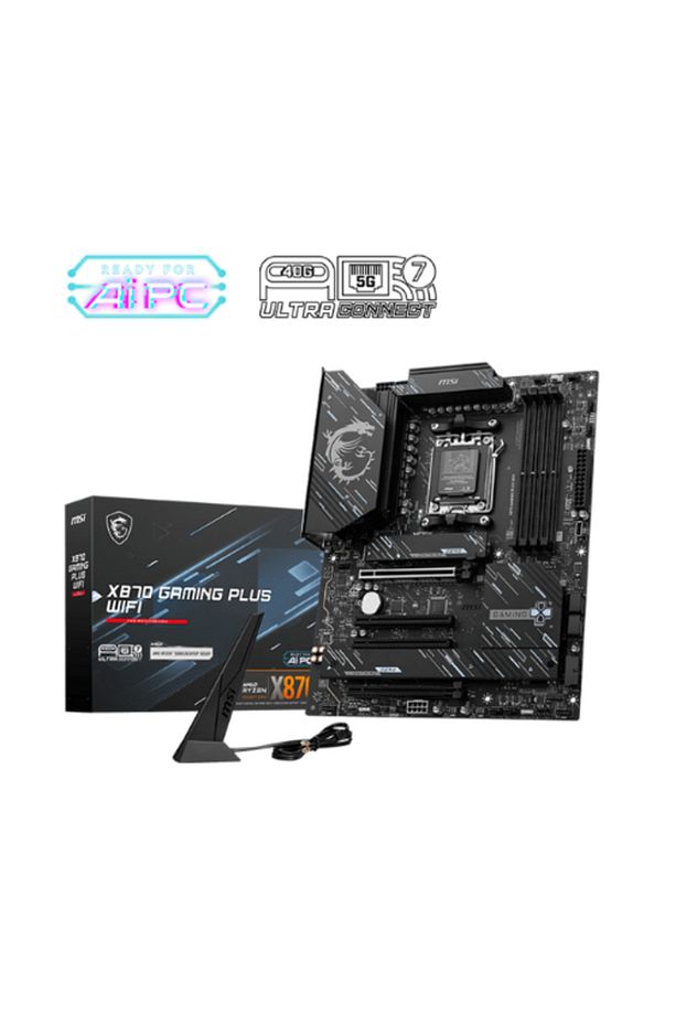 X870 Gamıng Plus Wıfı Amd X870 Soket Am5 Ddr5 8200(OC)mhz Atx Gaming (OYUNCU) Anakart - 1