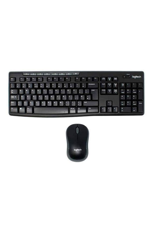 Mk270 920-004525 Nano Usb Q Tr Optik Siyah Kablosuz Klavye Mouse Set - 1