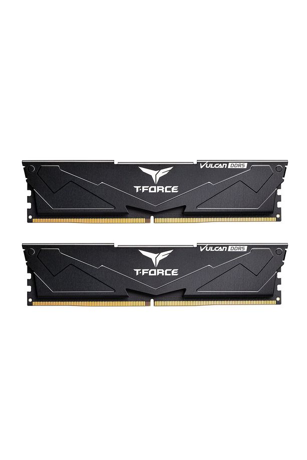 T-force Vulcan 32gb(2X16GB) 6400mhz Ddr5 Cl40 Siyah Gaming Ram (FLBD532G6400HC40BDC01) - 1