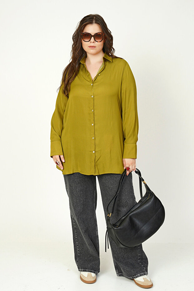 BASIC SATEN GÖMLEK - 8