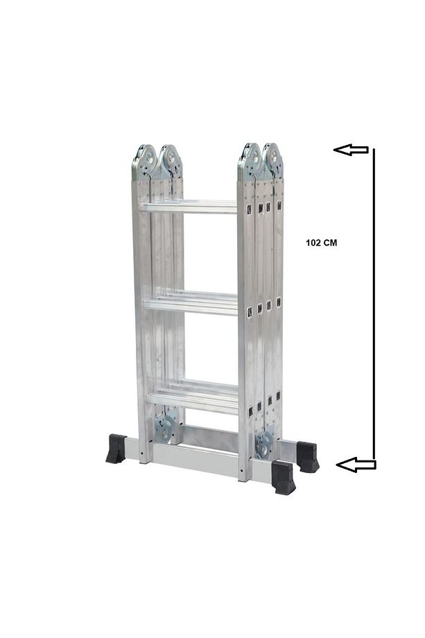 Madeni Eşya 1.6 Mm Katlanır Çok Amaçlı Merdiven 3,50 Mt - 3
