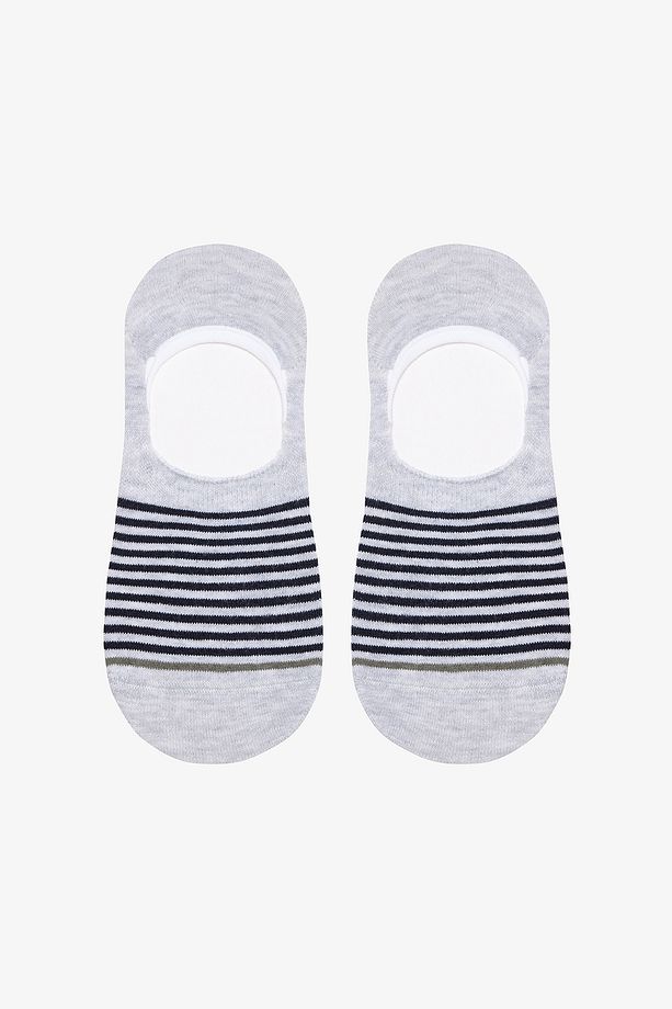 Erkek Multiple Stripe Çok Renkli 3'lü Suba Çorap - 2